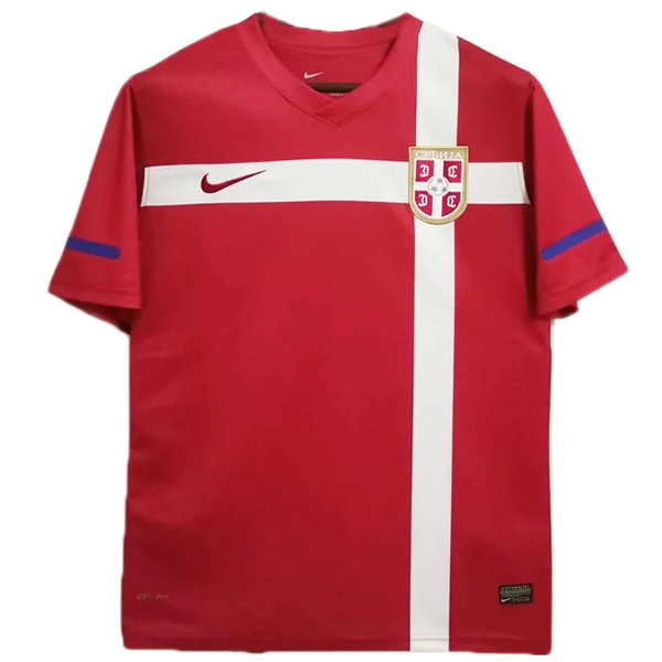Serbia prima maglia da calcio da uomo prima divisa da casa, maglia da calcio 2010